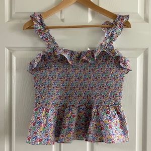 J. Crew  Liberty Fabric Blouse